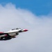 Thunderbird #8 performs site survey prior to Wings Over Solano
