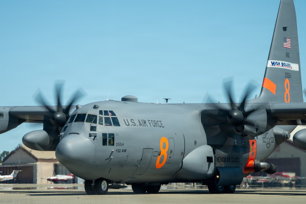 MAFFS 8 C-130H Takeoff