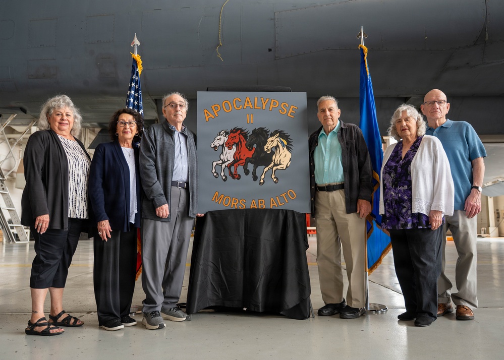 Regenerated B-1B Lancer dedicated as "Apocalypse II" to honor WWII heroes