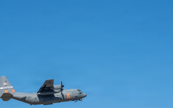 MAFFS 8 Flies over McCllelan Air Tanker Base