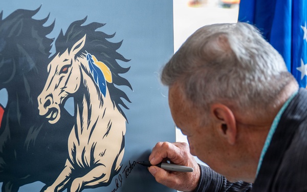 Regenerated B-1B Lancer dedicated as "Apocalypse II" to honor WWII heroes