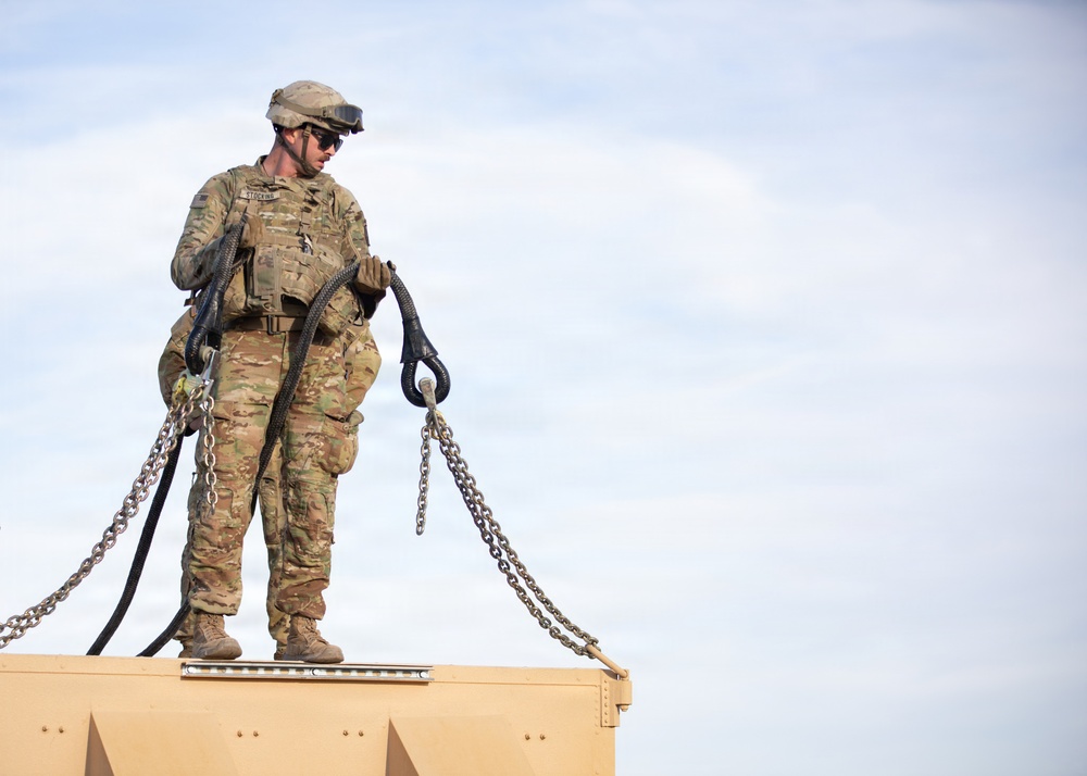 JTF-SB soldiers conduct sling load operations to enhance CBP radio communications