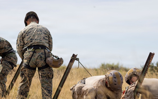 BLT 2/4 participates in Assault Climbers Course