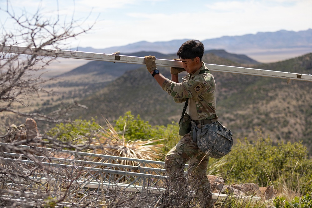 FOR REVIEW: Task Force Iron Mule constructs radio tower to enhance CBP communications