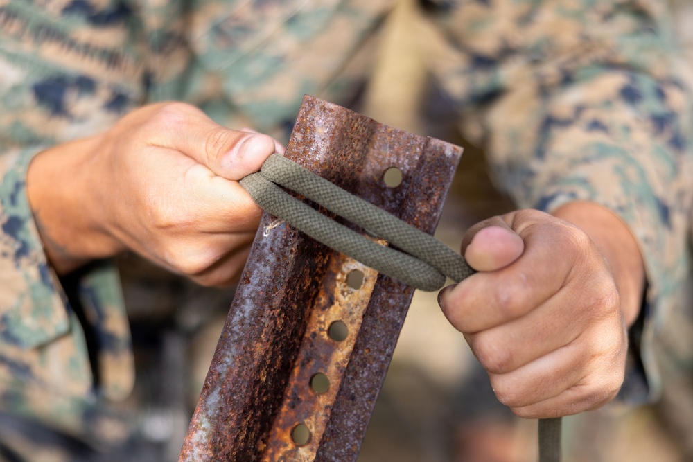 BLT 2/4 participates in Assault Climbers Course