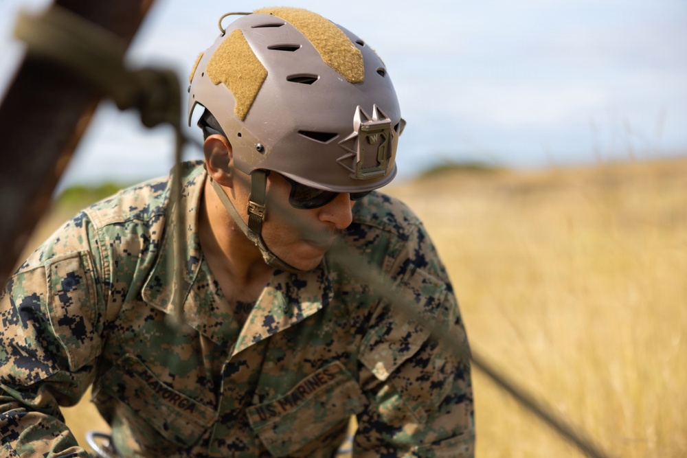 BLT 2/4 participates in Assault Climbers Course