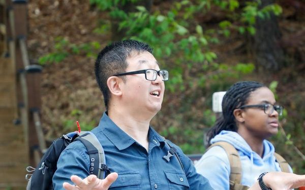 1SIG BDE Signal Month: 1st Signal Brigade Soldiers conduct Mountain Hike in South Korea.