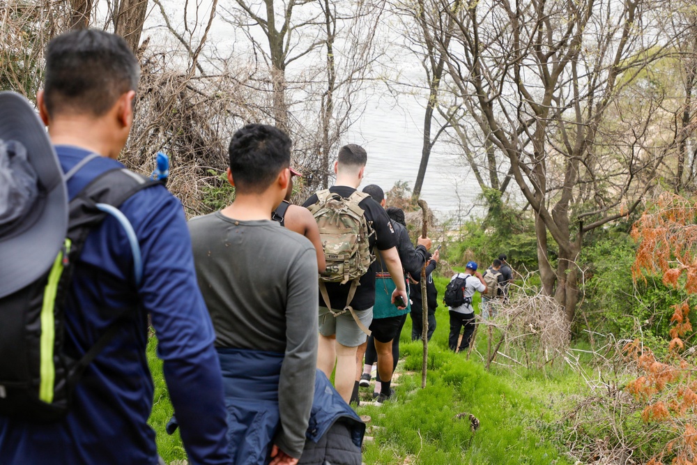 1SIG BDE Signal Month: 1st Signal Brigade Soldiers conduct Mountain Hike in South Korea.