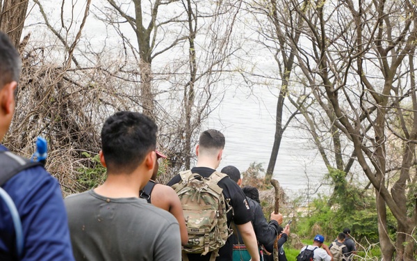 1SIG BDE Signal Month: 1st Signal Brigade Soldiers conduct Mountain Hike in South Korea.