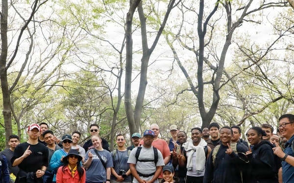 1SIG BDE Signal Month: 1st Signal Brigade Soldiers conduct Mountain Hike in South Korea.