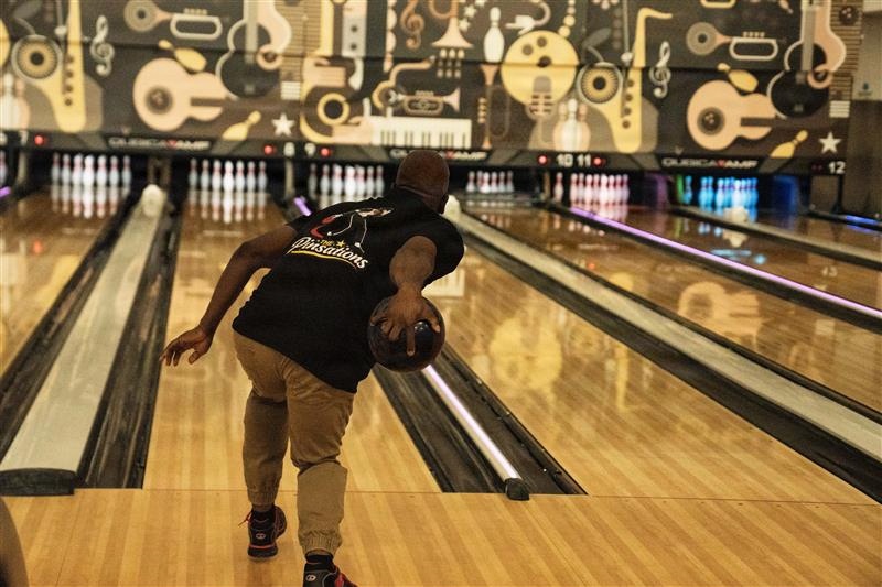 1SIG BDE Signal Month: 1st Signal Brigade Soldiers compete in a Bowling Tournament at Camp Walker.