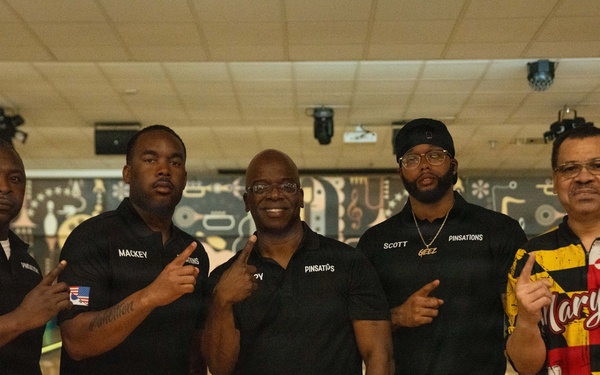 1SIG BDE Signal Month: 1st Signal Brigade Soldiers compete in a Bowling Tournament at Camp Walker.
