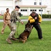 18th Wing command chief trains with military working dog teams