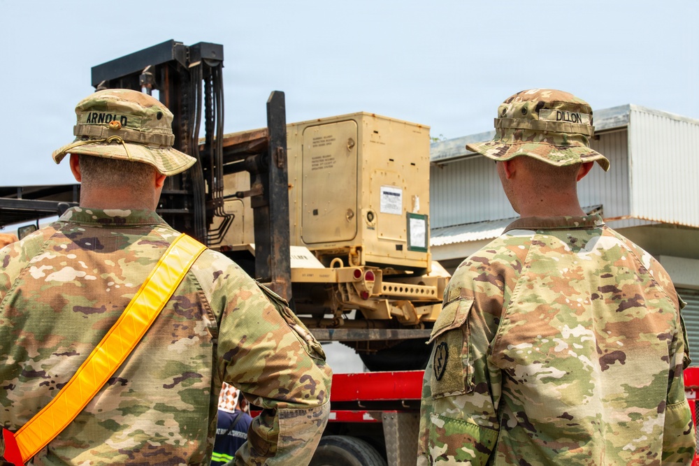 Balikatan 2026: 25th ID Soldiers download vehicles in preparation for counter landing live fire exercise in the Philippines