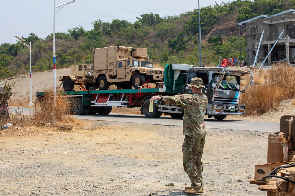 Balikatan 2026: 25th ID Soldiers download vehicles in preparation for counter landing live fire exercise in the Philippines