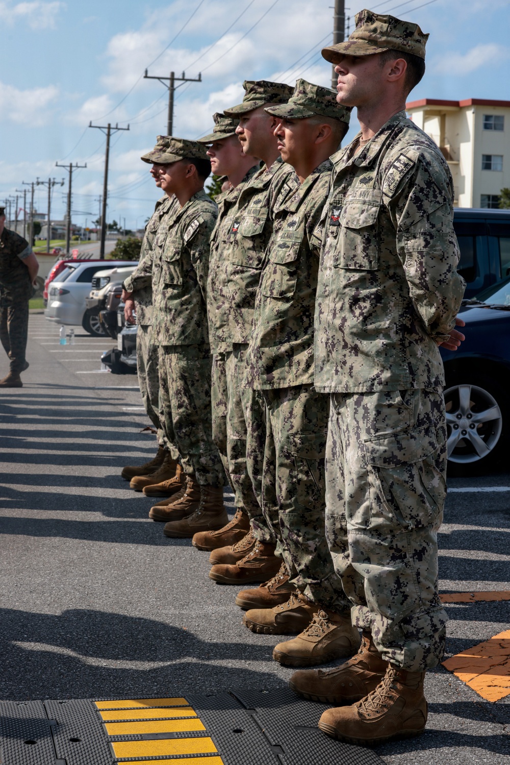 5th Air Naval Gunfire Liaison Company awards Sailors the Navy and Marine Corps Achievement Medal
