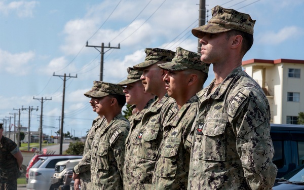5th Air Naval Gunfire Liaison Company awards Sailors the Navy and Marine Corps Achievement Medal