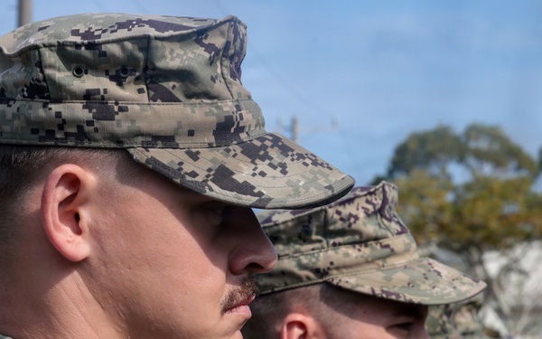 5th Air Naval Gunfire Liaison Company awards Sailors the Navy and Marine Corps Achievement Medal