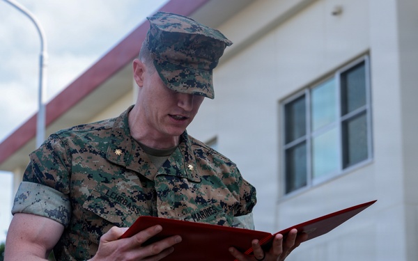 5th Air Naval Gunfire Liaison Company awards Sailors the Navy and Marine Corps Achievement Medal