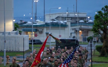 Always Ready: Commanding General of 3rd Marine Logistics Group Hosts a Motivational Run