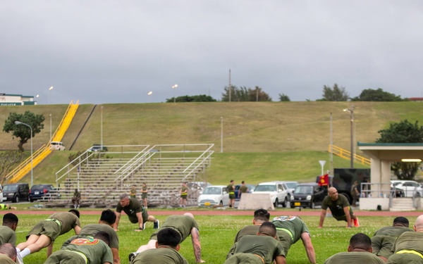 Always Ready: Commanding General of 3rd Marine Logistics Group Hosts a Motivational Run