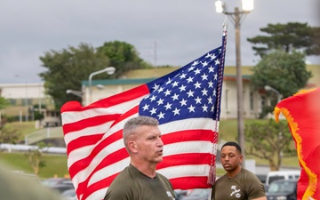 Always Ready: Commanding General of 3rd Marine Logistics Group Hosts a Motivational Run