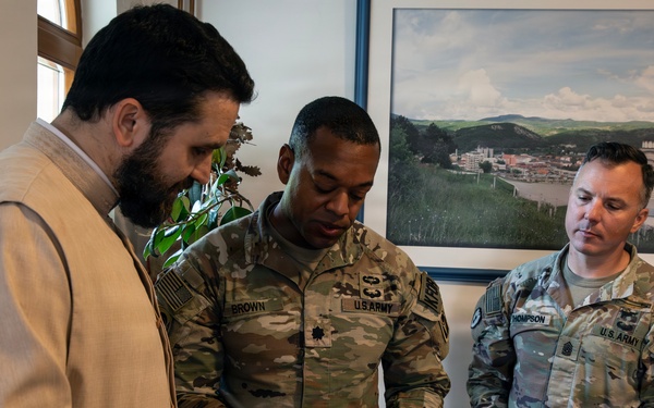 KFOR conducts religious leader engagement with Orthodox Church in North Mitrovica