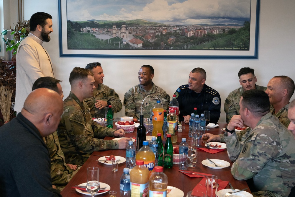 KFOR conducts religious leader engagement with Orthodox Church in North Mitrovica