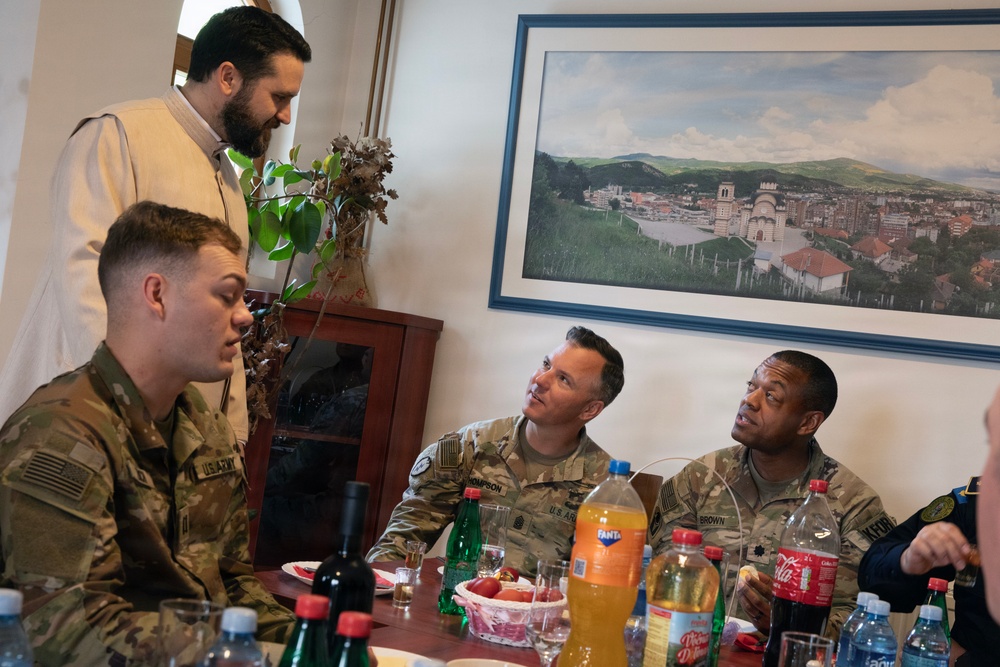 KFOR conducts religious leader engagement with Orthodox Church in North Mitrovica