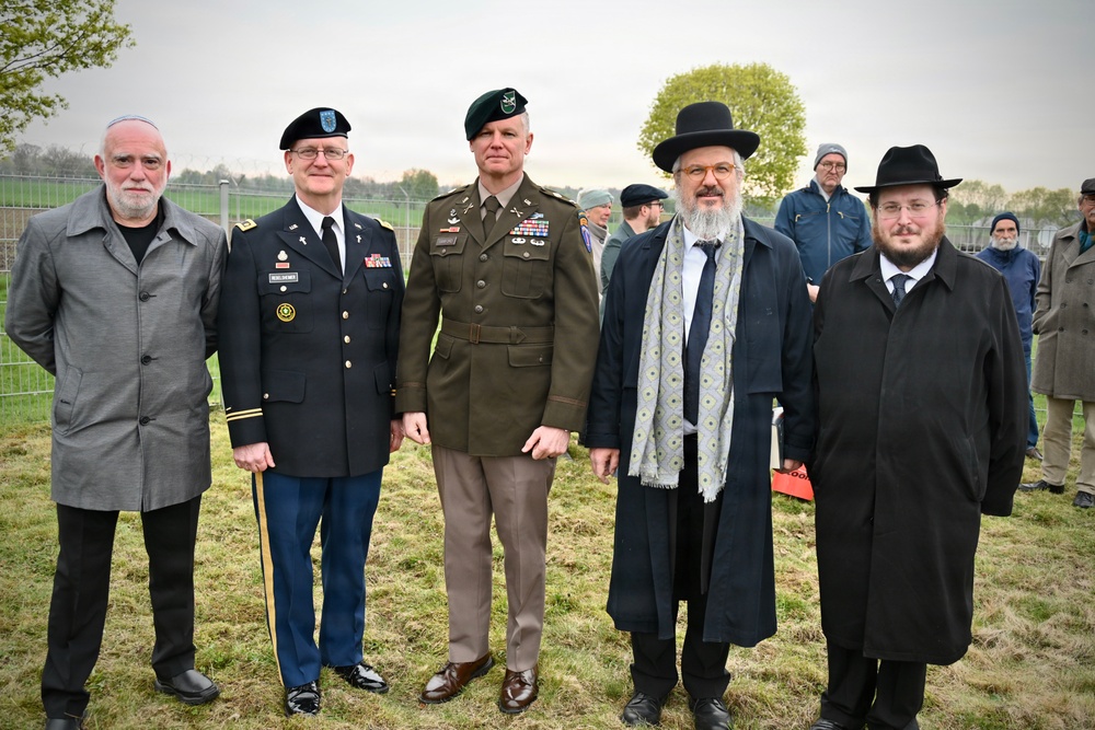 USAG Stuttgart community honors Holocaust victims at airfield memorial
