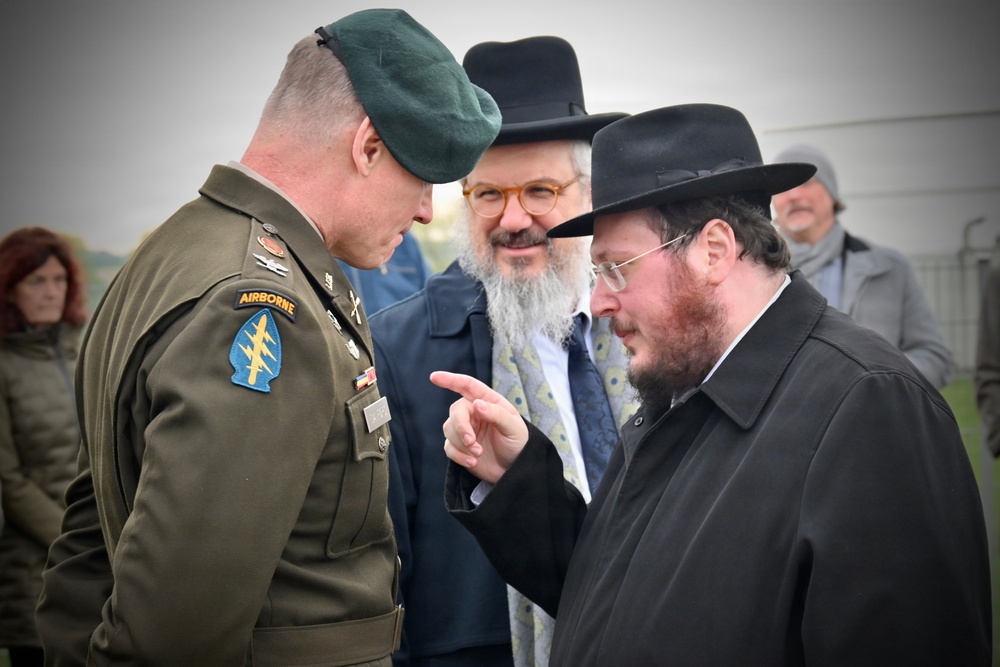 USAG Stuttgart community honors Holocaust victims at airfield memorial