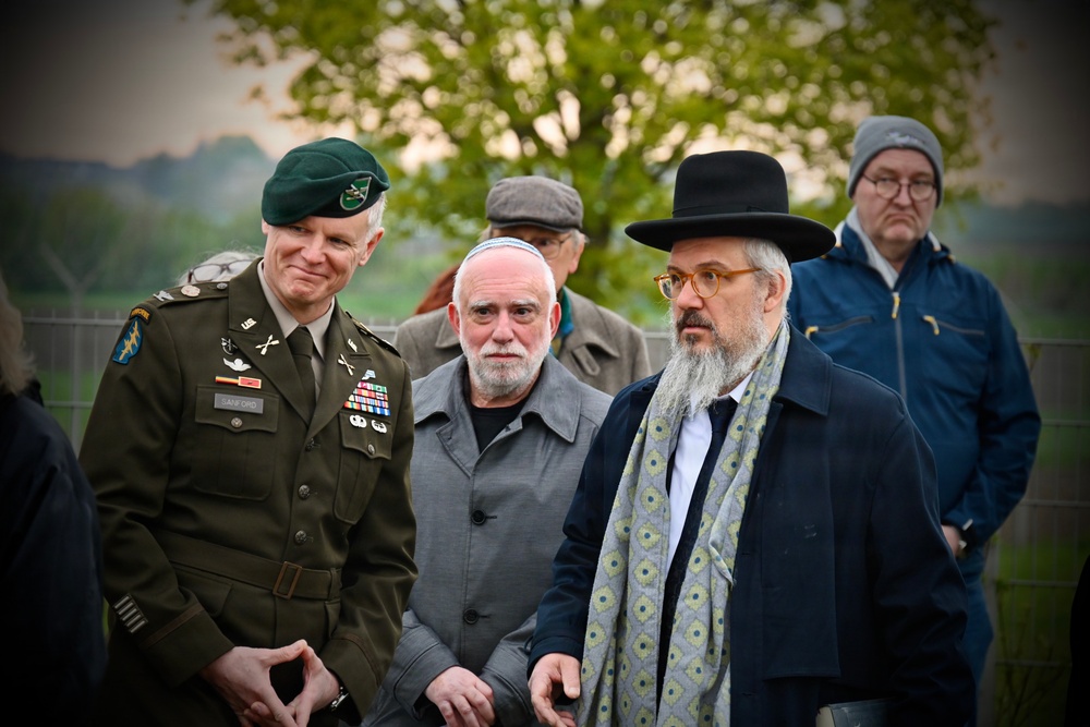 USAG Stuttgart community honors Holocaust victims at airfield memorial