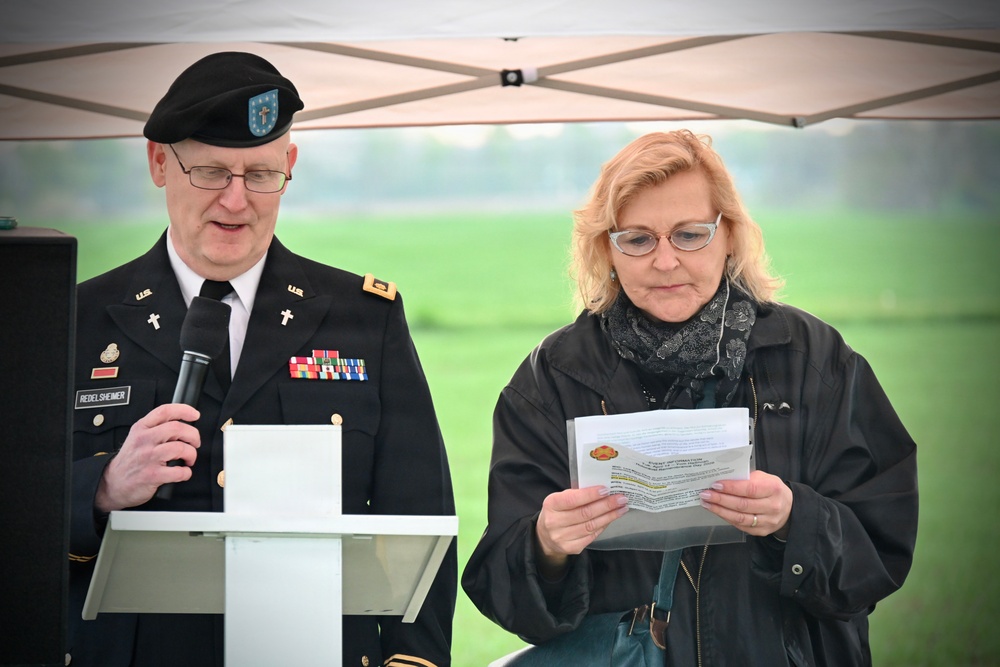 USAG Stuttgart community honors Holocaust victims at airfield memorial
