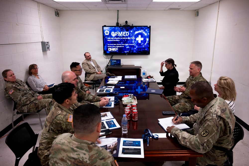 Defense Health Agency’s Force Health Protection division visits 95th Medical Detachment-Blood Support at Camp Humphreys