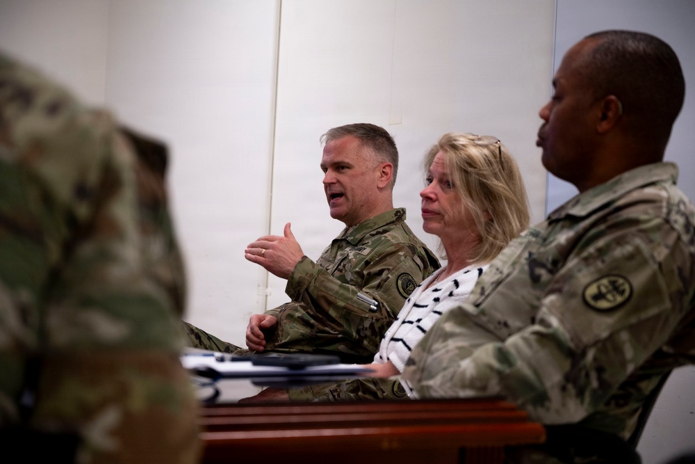 Defense Health Agency’s Force Health Protection division visits 95th Medical Detachment-Blood Support at Camp Humphreys