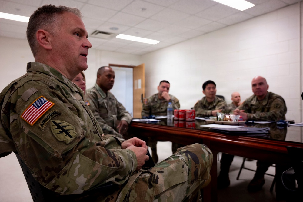 Defense Health Agency’s Force Health Protection division visits 95th Medical Detachment-Blood Support at Camp Humphreys