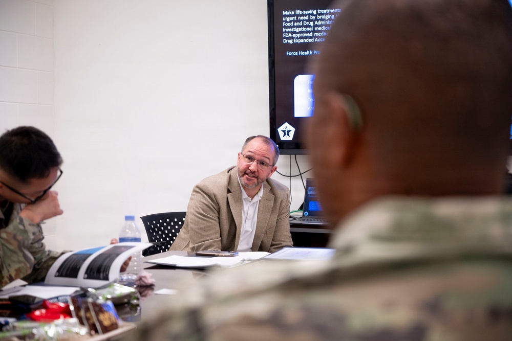 Defense Health Agency’s Force Health Protection division visits 95th Medical Detachment-Blood Support at Camp Humphreys