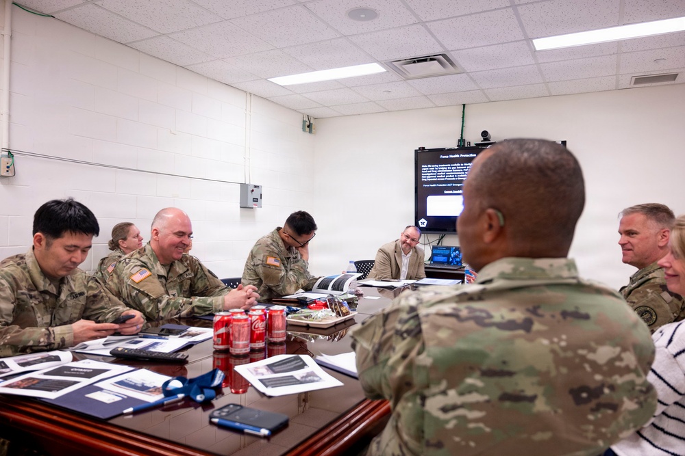 Defense Health Agency’s Force Health Protection division visits 95th Medical Detachment-Blood Support at Camp Humphreys