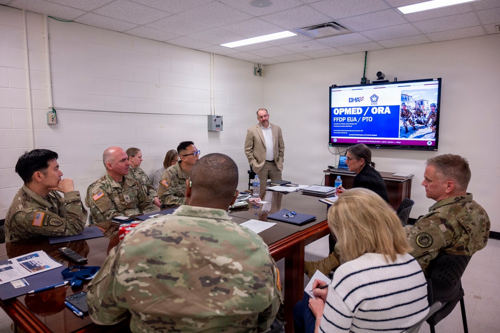 Defense Health Agency’s Force Health Protection division visits 95th Medical Detachment-Blood Support at Camp Humphreys