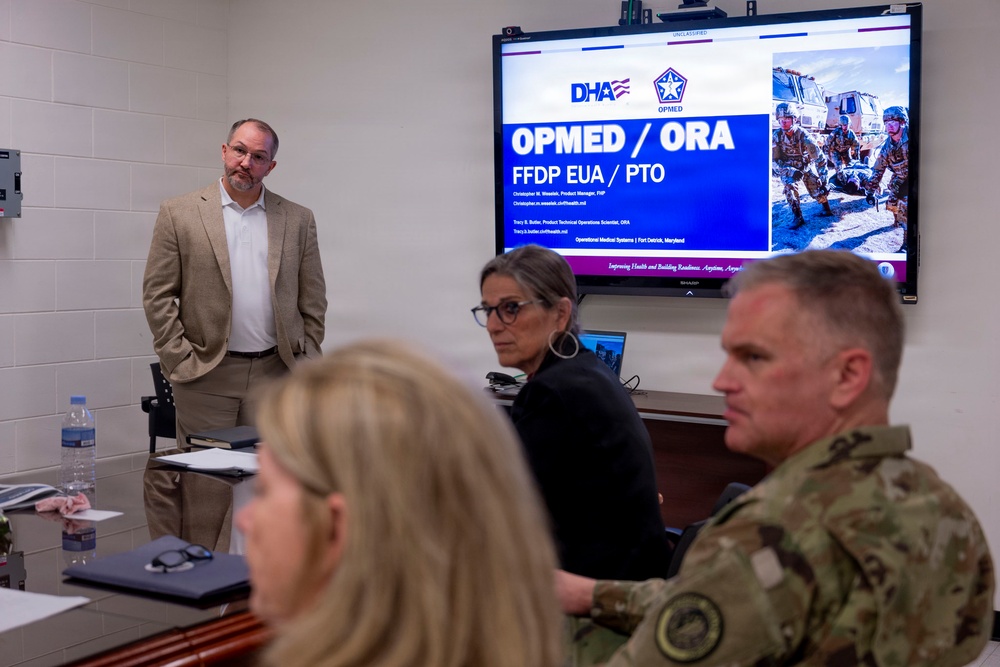 Defense Health Agency’s Force Health Protection division visits 95th Medical Detachment-Blood Support at Camp Humphreys