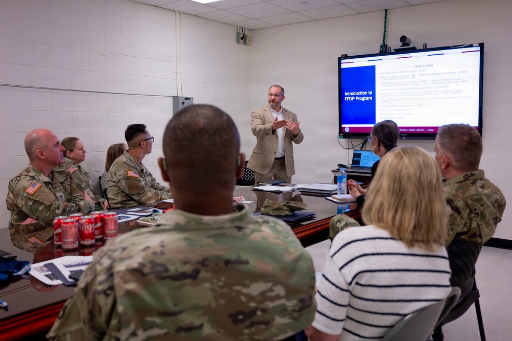 Defense Health Agency’s Force Health Protection division visits 95th Medical Detachment-Blood Support at Camp Humphreys