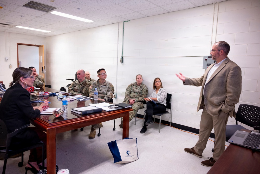 Defense Health Agency’s Force Health Protection division visits 95th Medical Detachment-Blood Support at Camp Humphreys