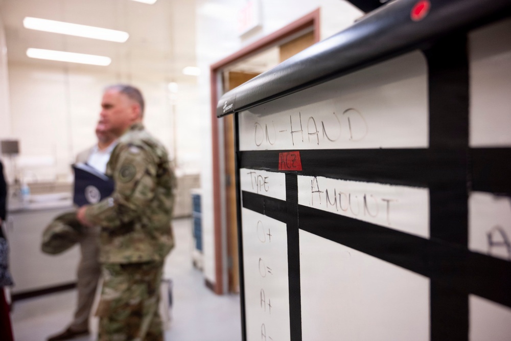 Defense Health Agency’s Force Health Protection division visits 95th Medical Detachment-Blood Support at Camp Humphreys