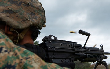 Marines and Sailors with CLR-35 Conduct Crew-Served Weapons Range