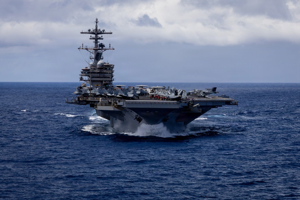 USS George H.W. Bush enters the U.S. Central Command Area of Responsibility