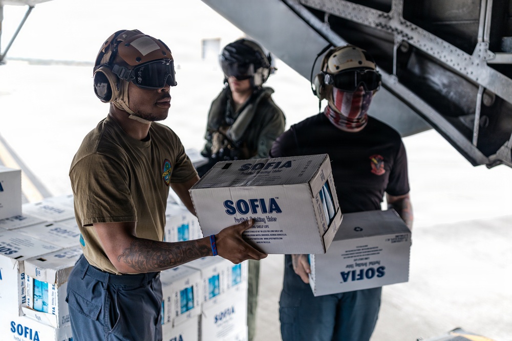 11th MEU Marines, Sailors Respond to Super Typhoon Sinlaku
