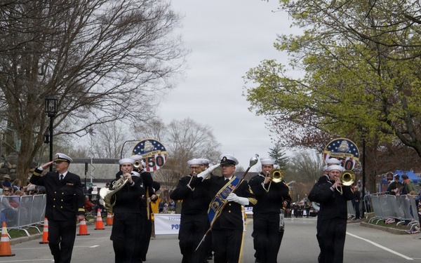 Navy Band Northeast Supports Annual Patriots Day Parade in Lexington, Massachusetts