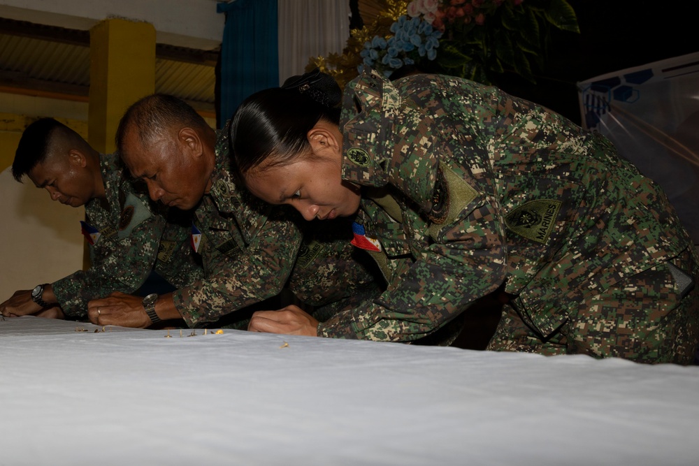 Balikatan 2026: U.S., Philippine service members participate in a Bundle of Joy ceremony