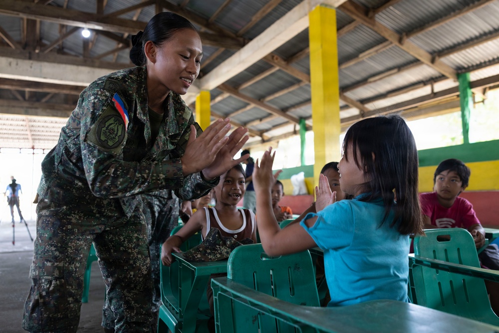Balikatan 2026: U.S., Philippine service members participate in a Bundle of Joy ceremony