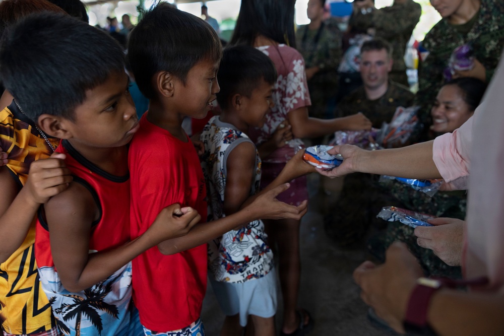 Balikatan 2026: U.S., Philippine service members participate in a Bundle of Joy ceremony